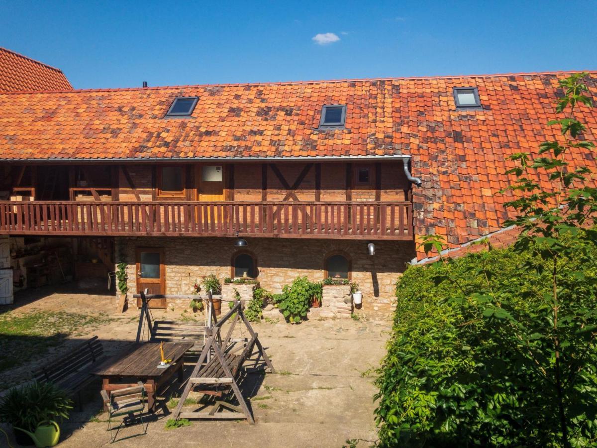 Bauernhof Lisa Offenstall Und Taubenschlag Wienrode Esterno foto